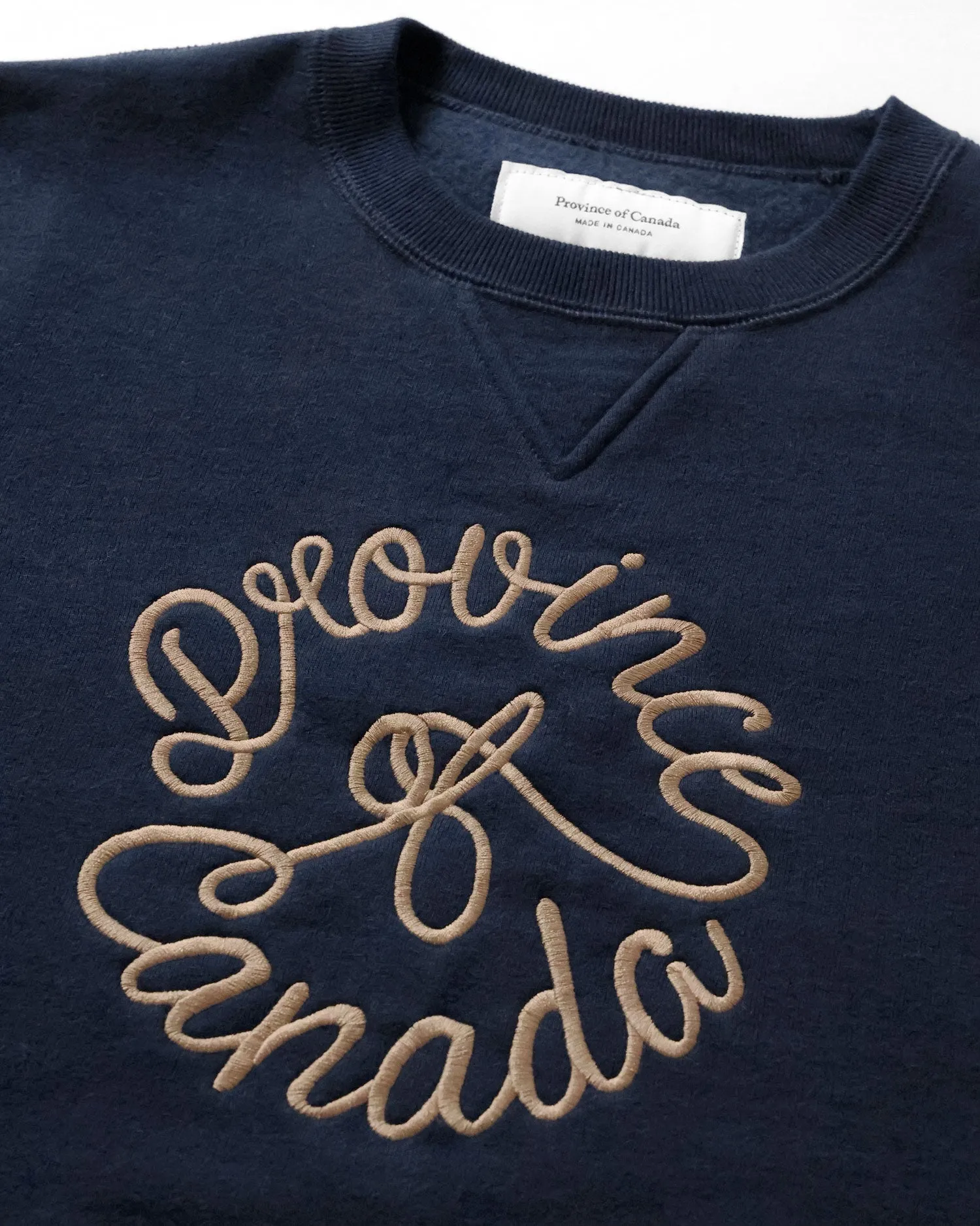 Crest Fleece Sweatshirt Navy - Unisex