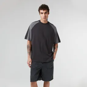 Cut & Sew T-Shirt | Black
