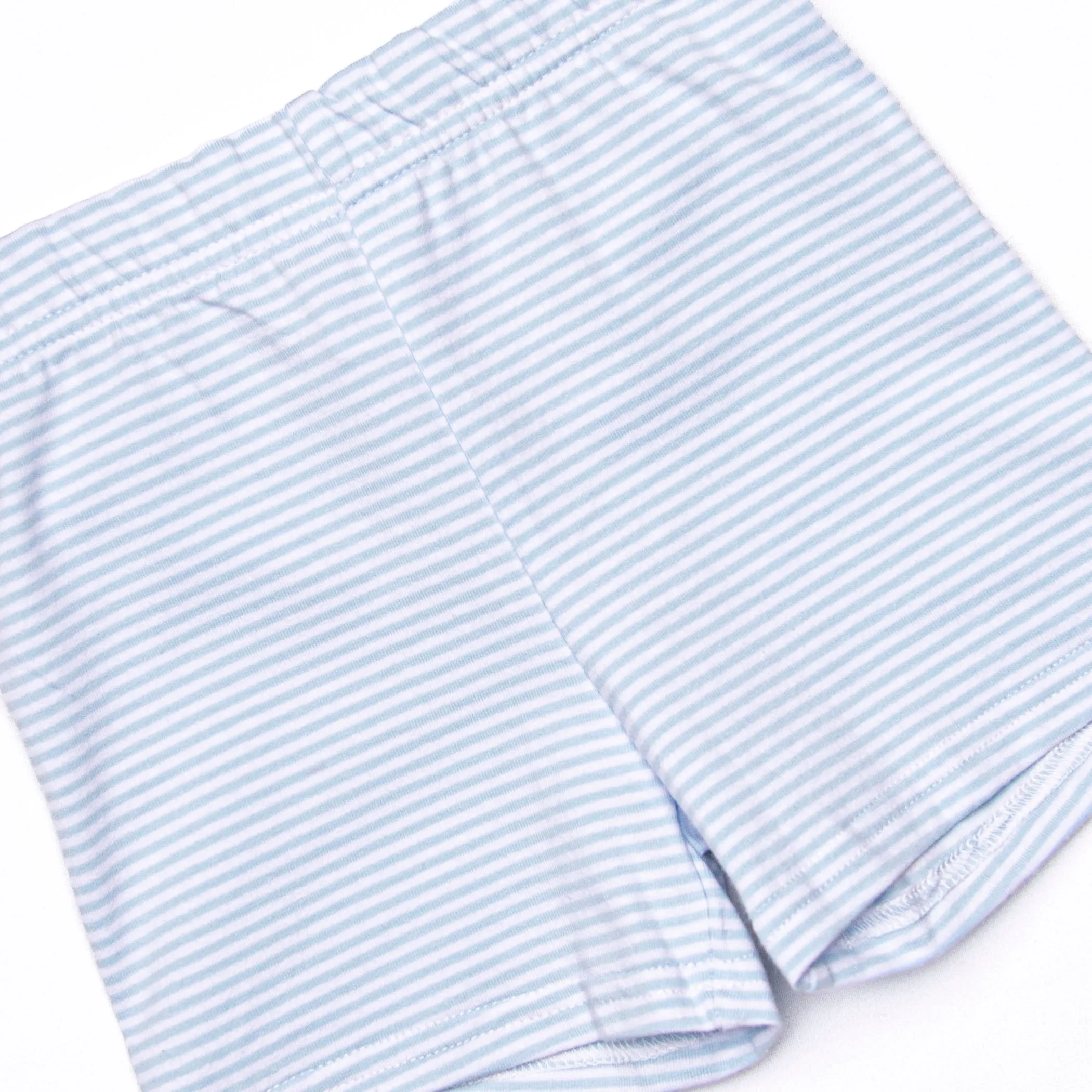 Daddy's Caddy Embroidered Dress, Blue