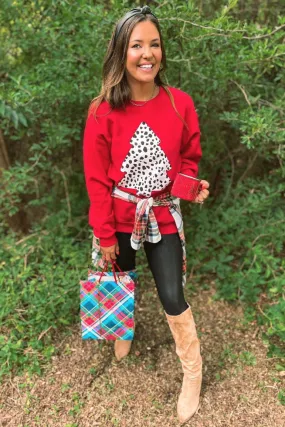 Dalmation Red Sweatshirt