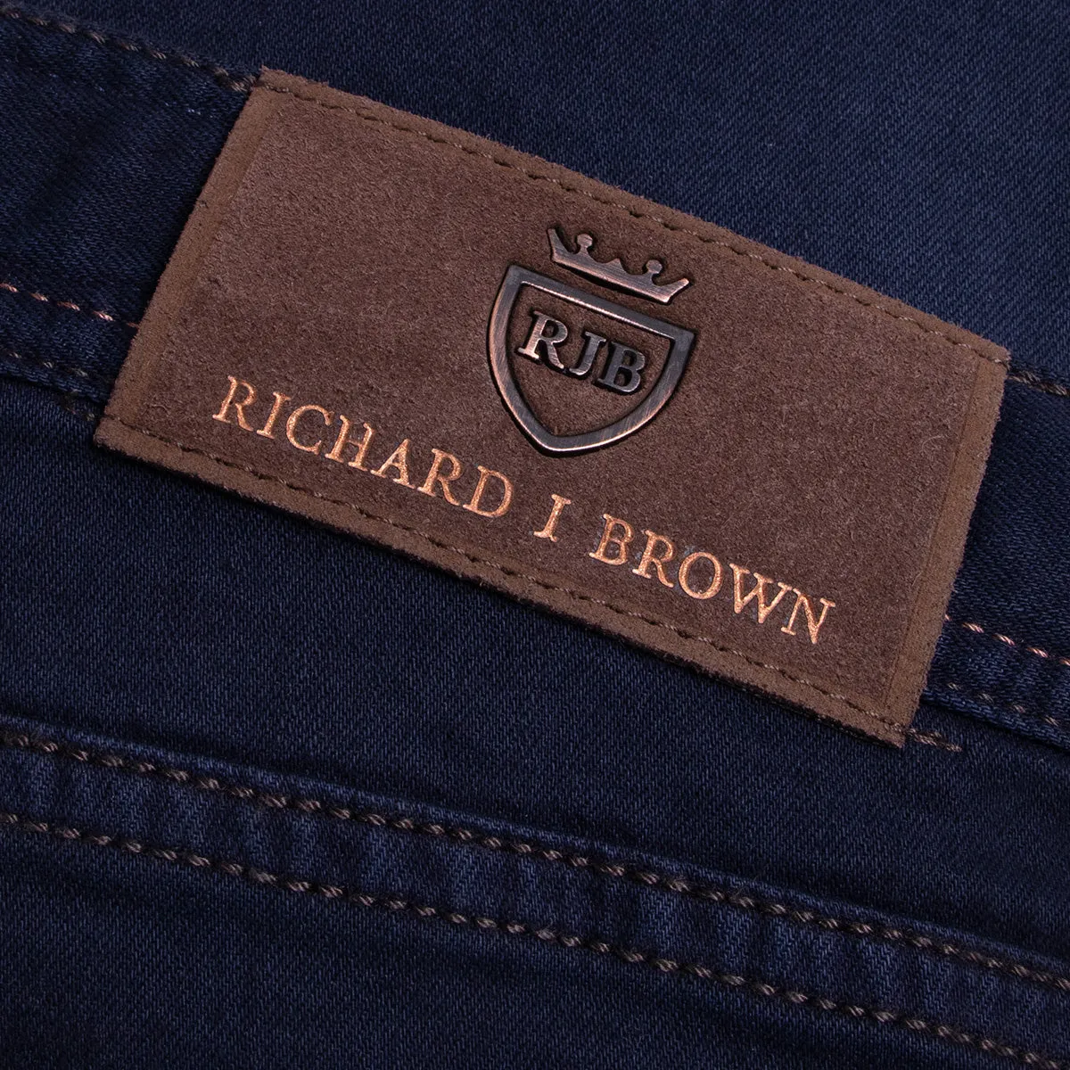 Dark Rinse 'Milano' Regular Fit Jeans