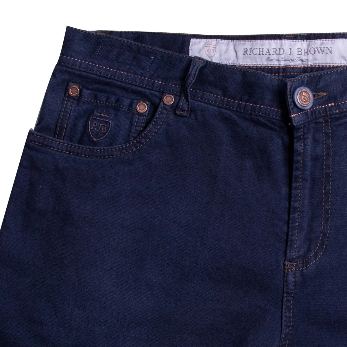 Dark Rinse 'Milano' Regular Fit Jeans