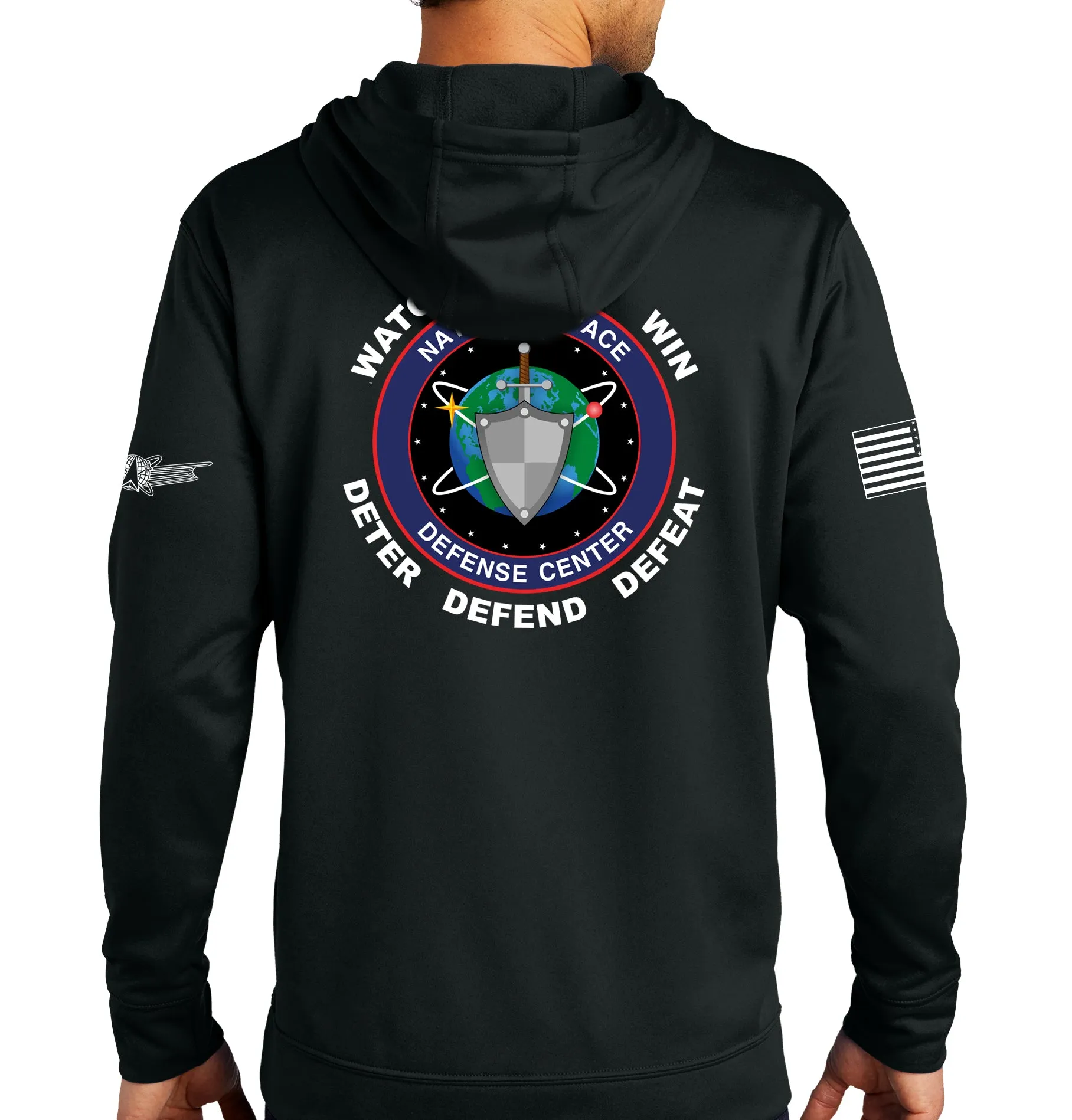 DEL 15 & NSDC Performance Hoodie Sweatshirt. (This material is lighter than the 50-50) This sweatshirt is NOT approved for PT.
