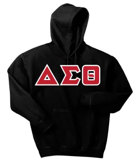 Delta Sigma Theta 3 Greek Letter Hoodie