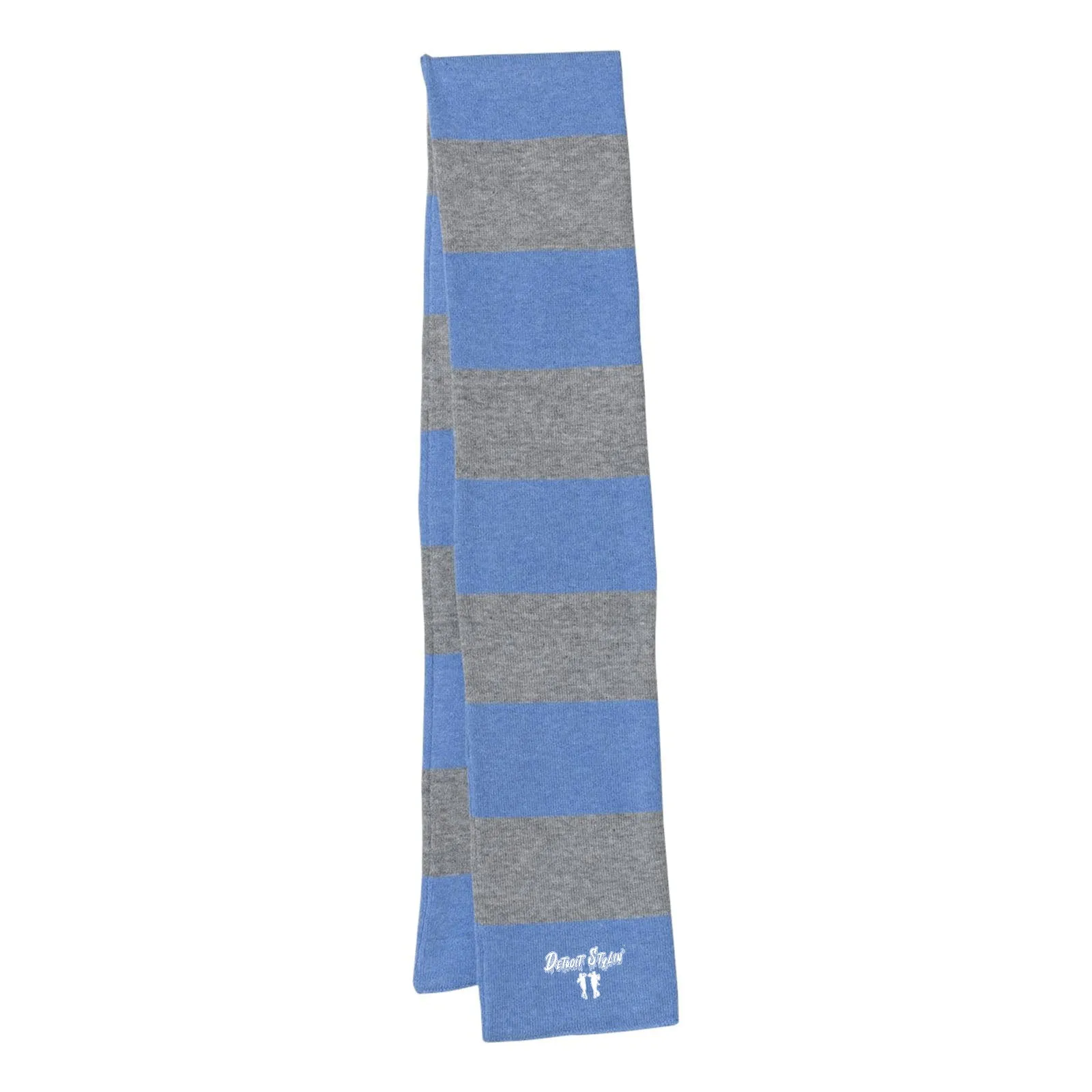 Detroit Stylin' Skate Club - Sportsman - Rugby-Striped Knit Scarf Embroidery