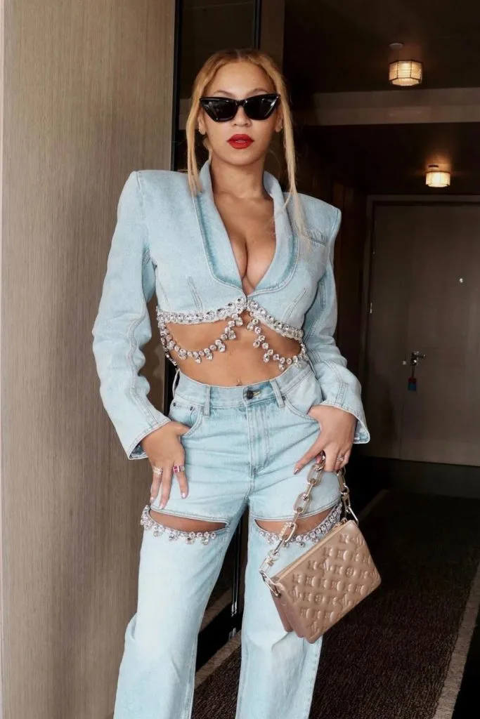 Diamonds Wide Leg Jeans