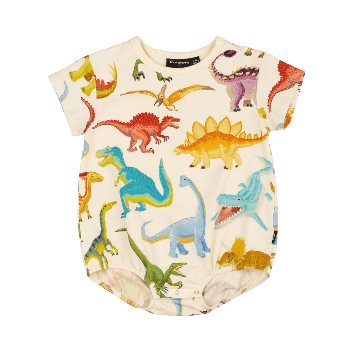 DINOS GALORE OVERSIZED BABY BODYSUIT