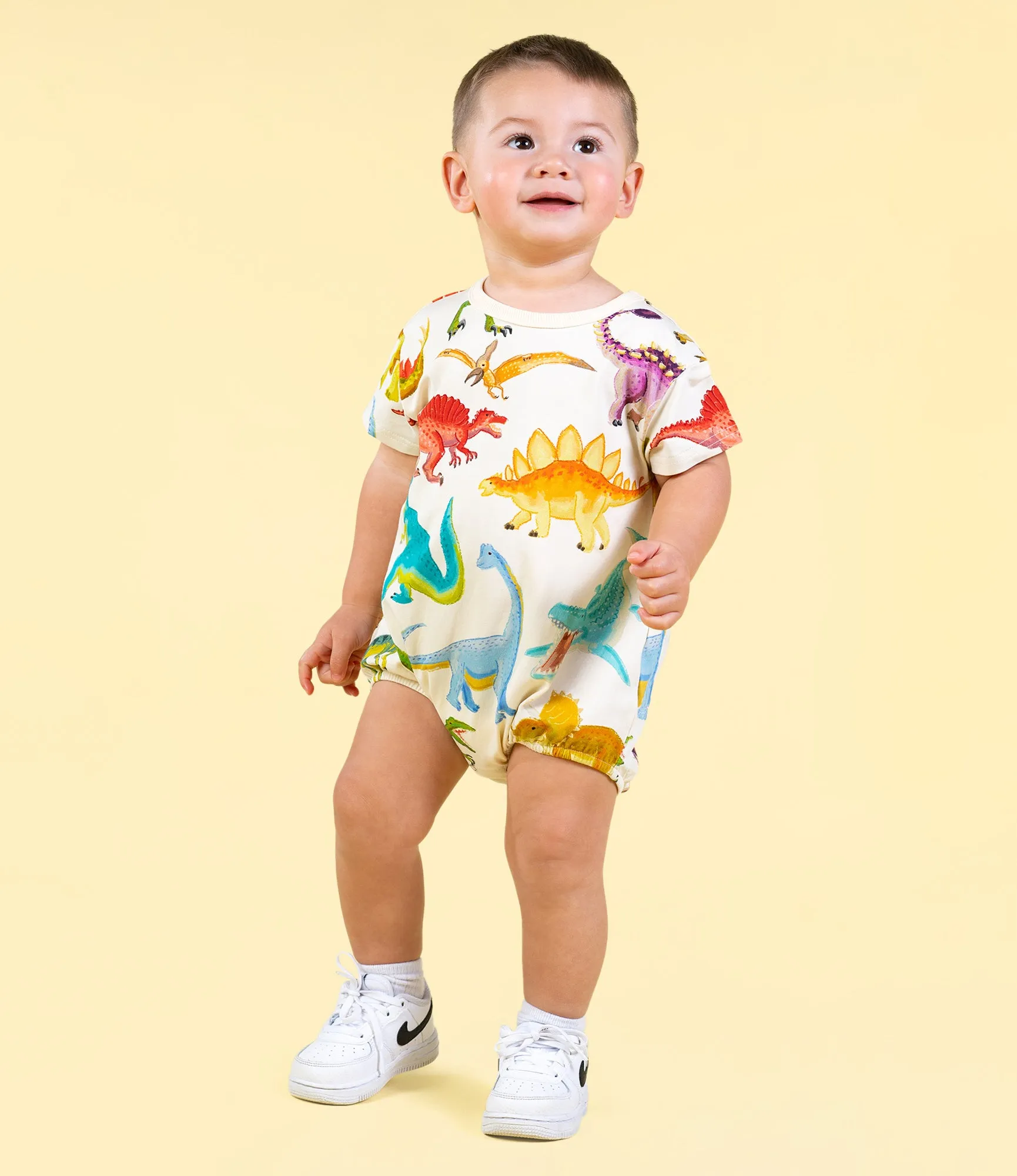 DINOS GALORE OVERSIZED BABY BODYSUIT