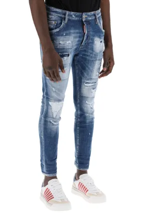 Dsquared2 destroyed effect skater jeans.