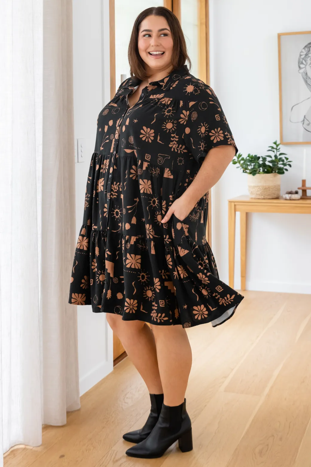 Dylan Dress Eos Print