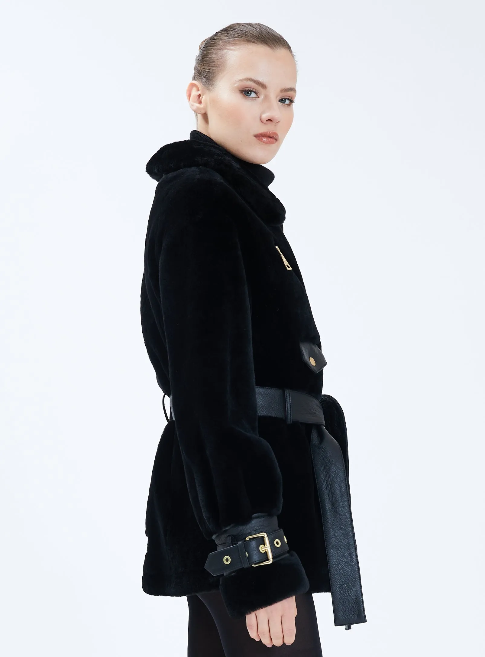 ELIZABETH | SHEARLING JACKET