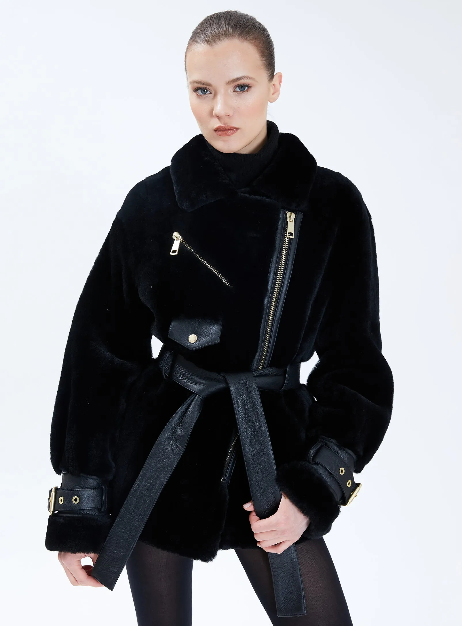 ELIZABETH | SHEARLING JACKET