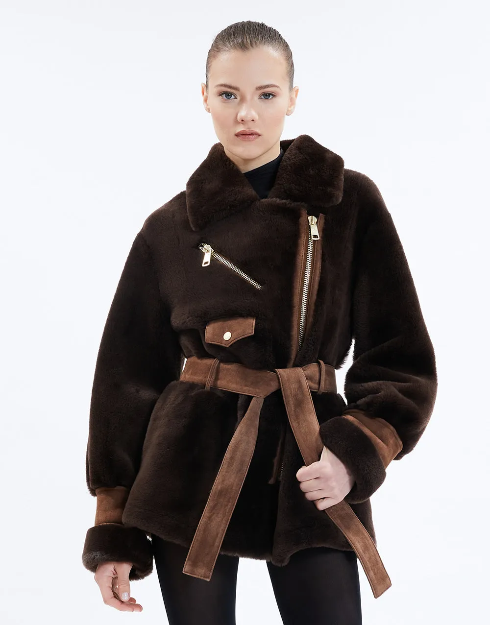 ELIZABETH | SHEARLING JACKET