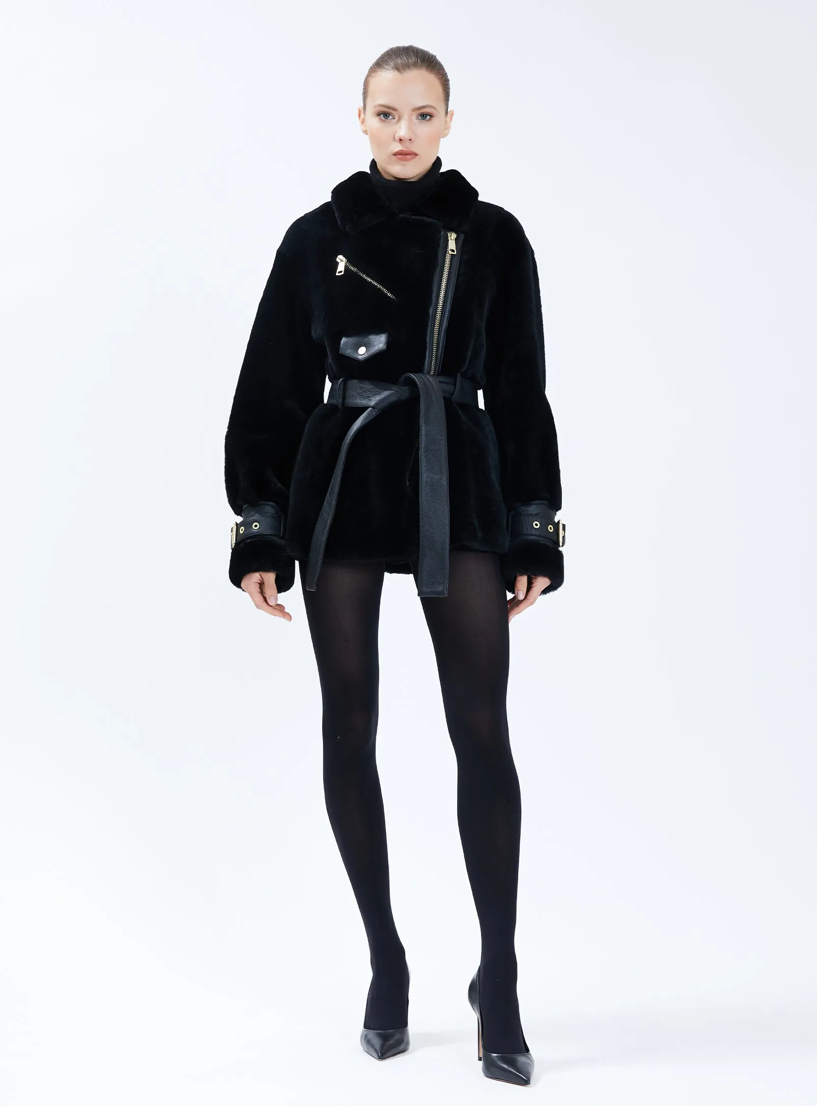 ELIZABETH | SHEARLING JACKET
