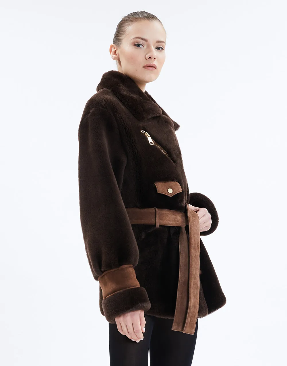ELIZABETH | SHEARLING JACKET