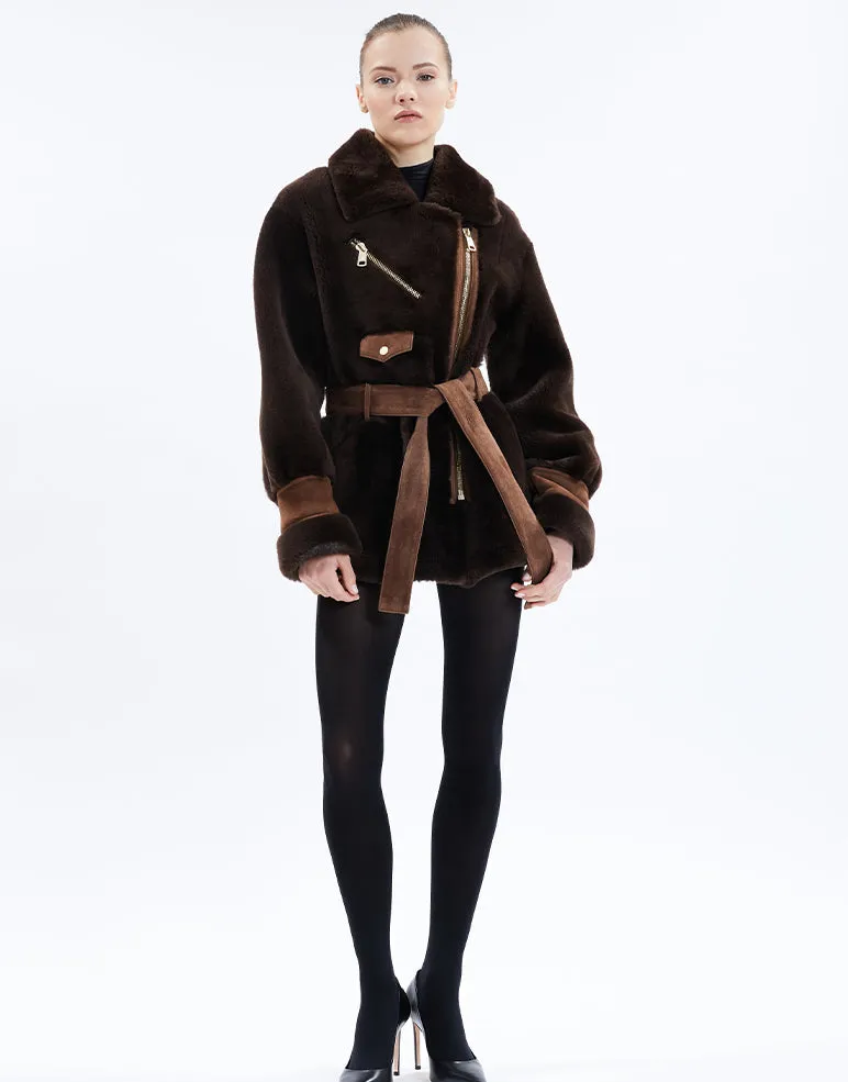 ELIZABETH | SHEARLING JACKET