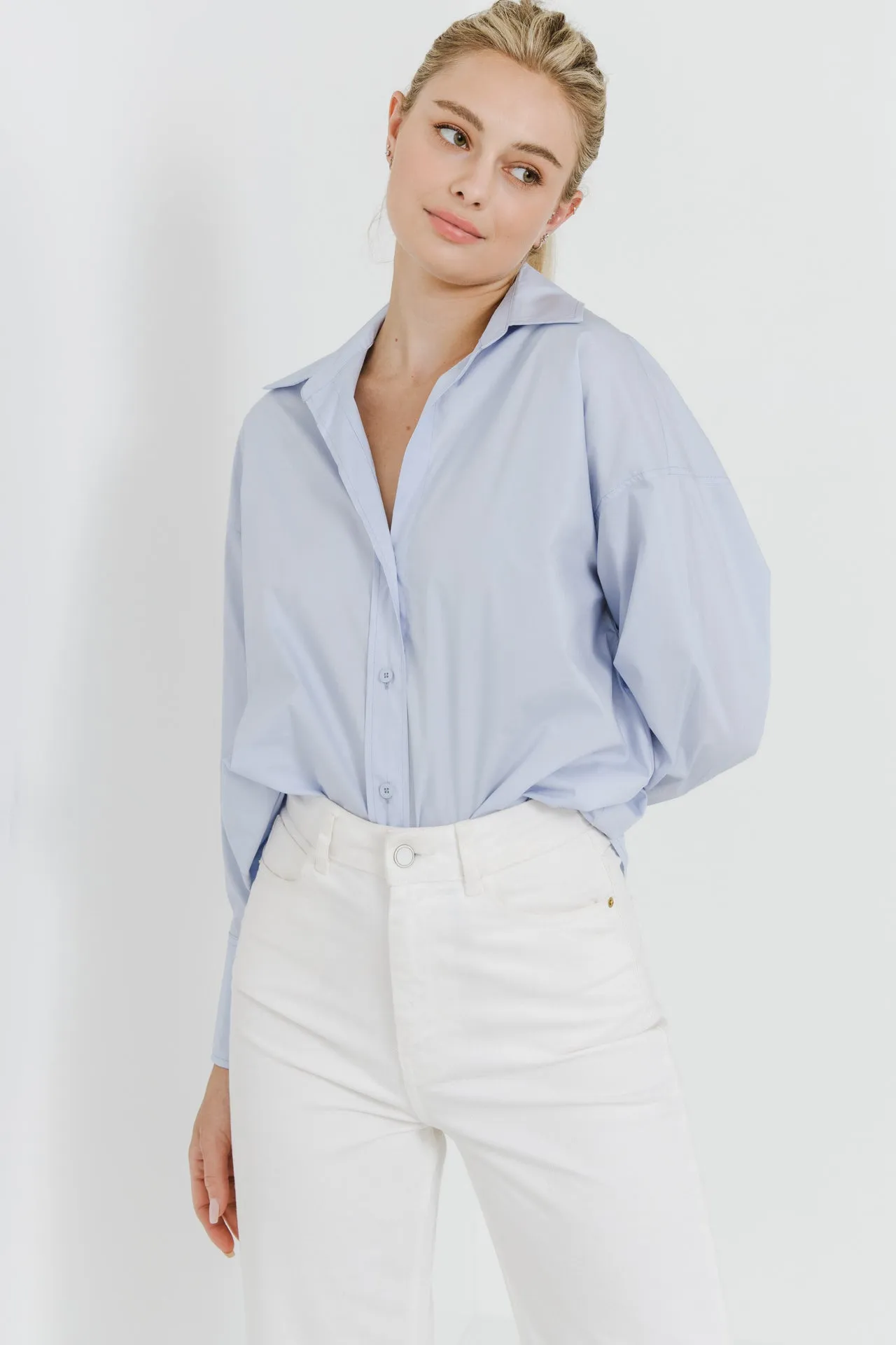 Endless Rose - Drop Placket Collared Shirt