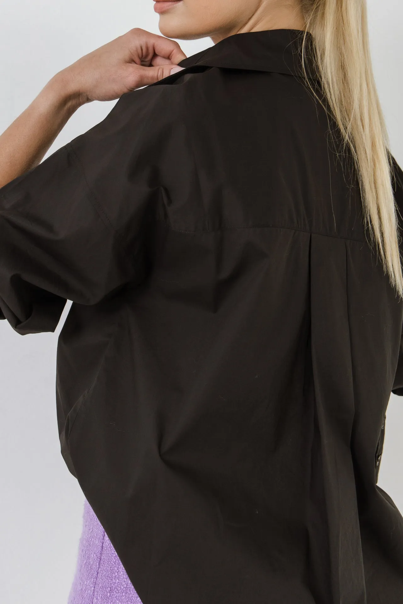 Endless Rose - Drop Placket Collared Shirt