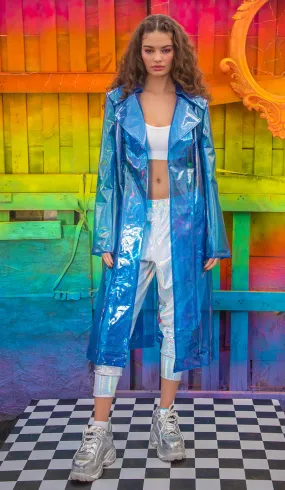 FE240 - Rubberized Vinyl Trench Coat