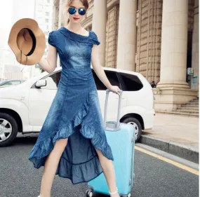 Fishtail Summer Denim Dress