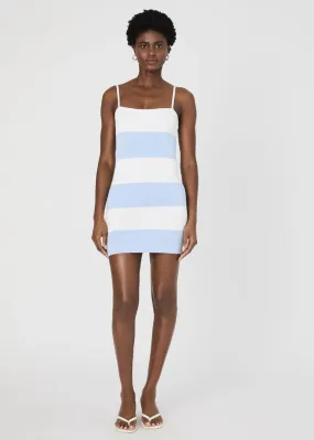 French Connection Knit Bodycon Mini Dress- Cashmere Blue
