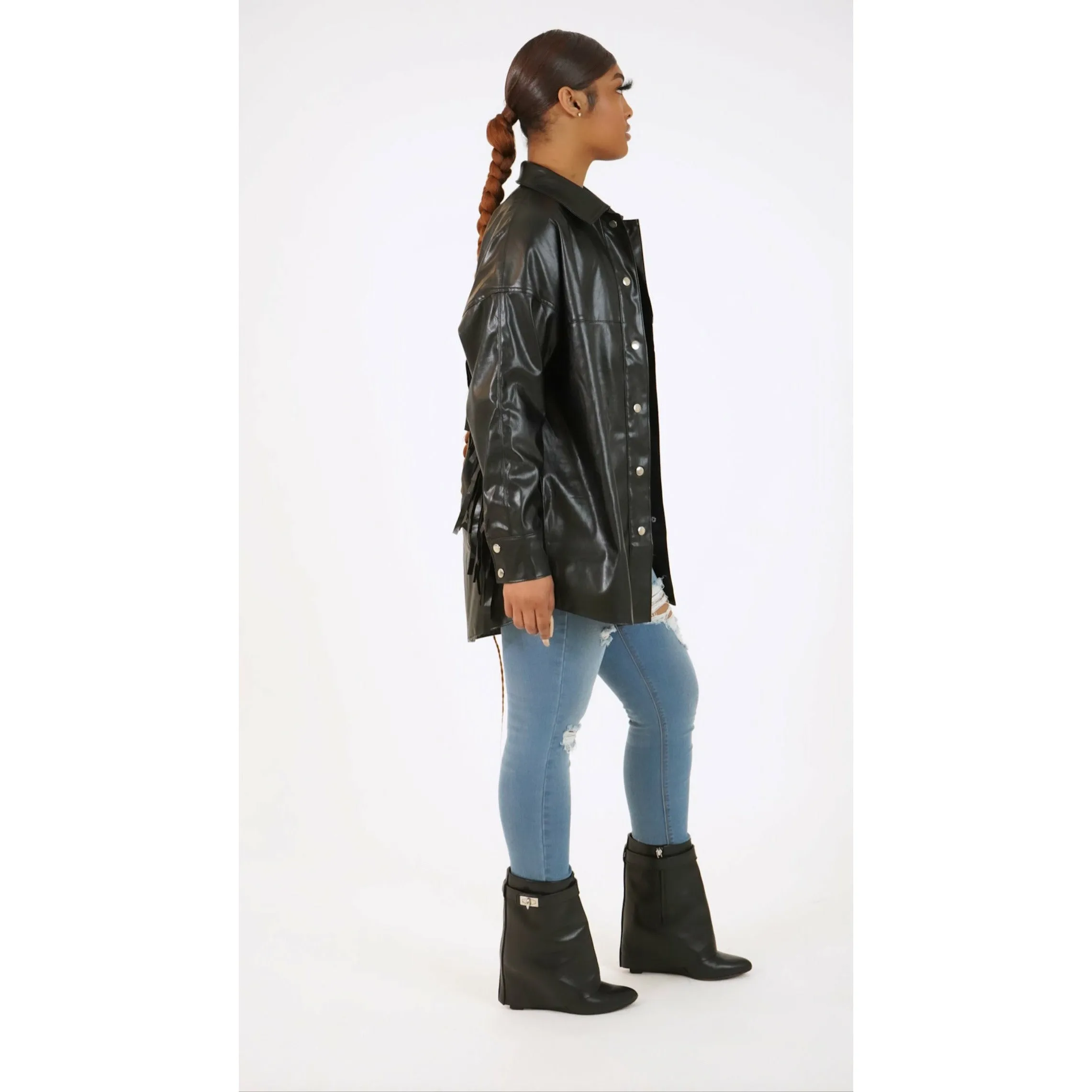 Fringe Shacket