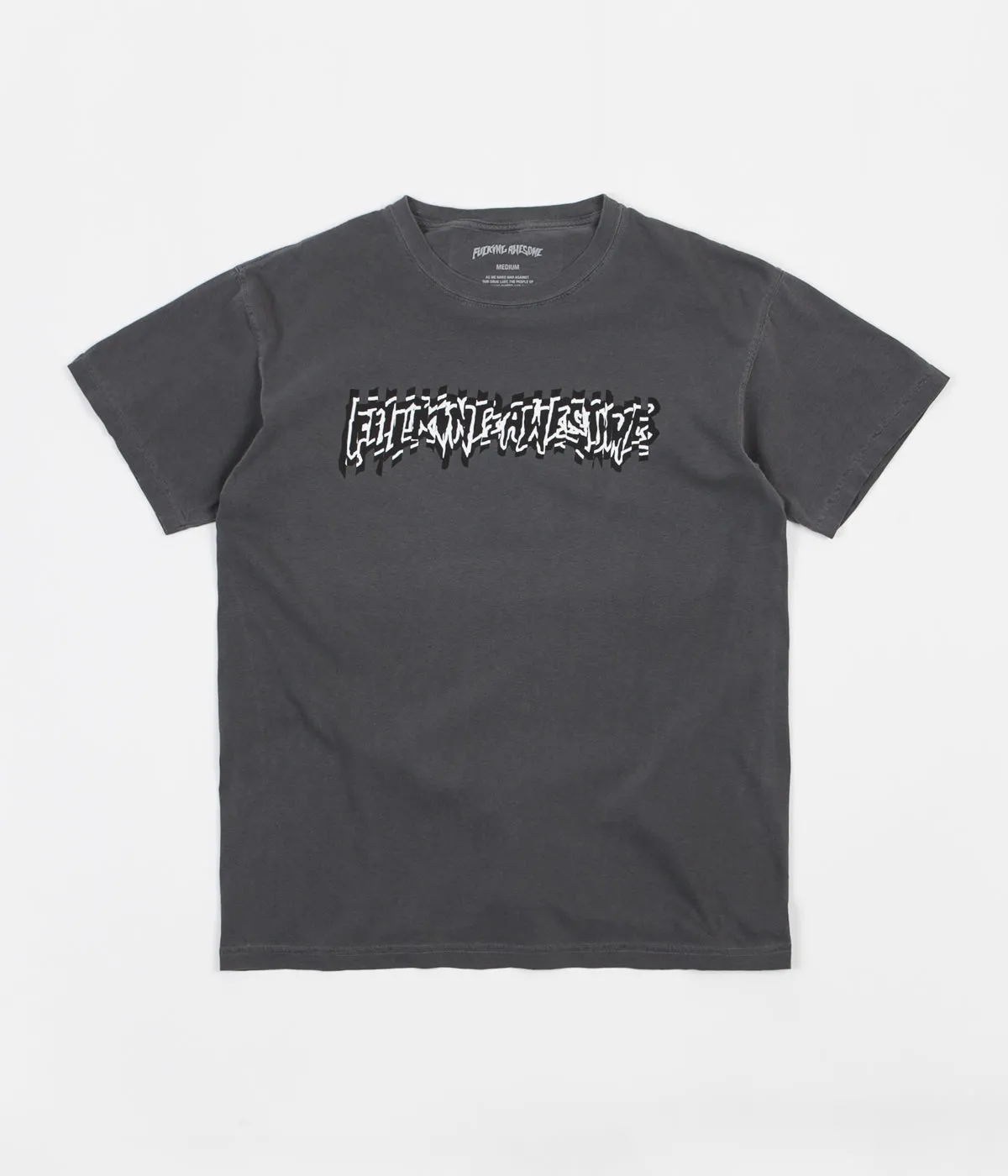 Fucking Awesome Shockwave T-Shirt - Overdyed Black