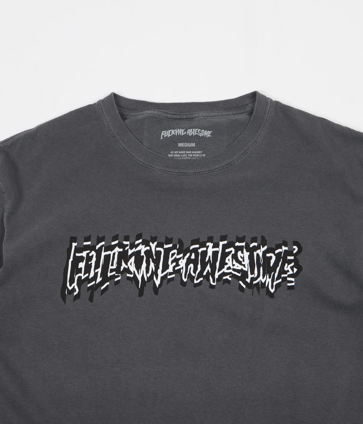 Fucking Awesome Shockwave T-Shirt - Overdyed Black