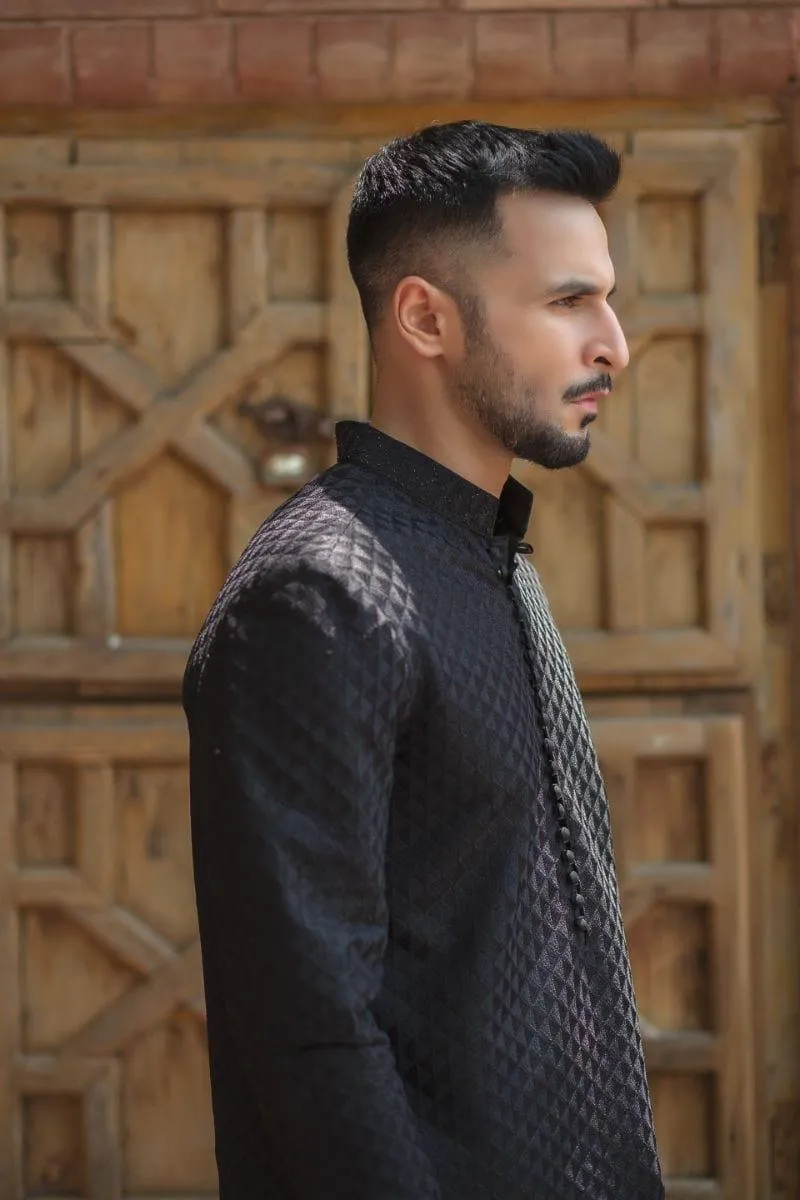 GEM Garments - Lutf - Kurta - Black - 1 Piece - Embroidered