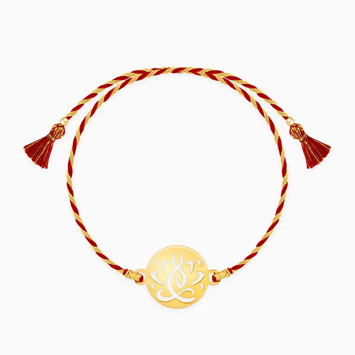 Golden Yogi Rakhi