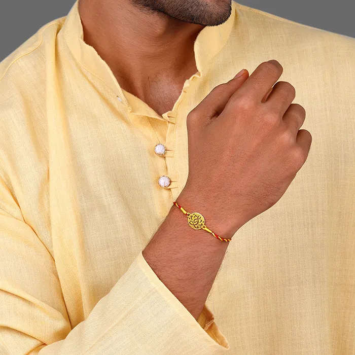 Golden Yogi Rakhi