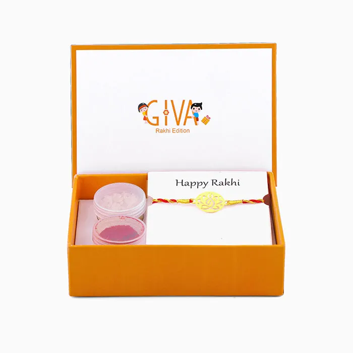 Golden Yogi Rakhi