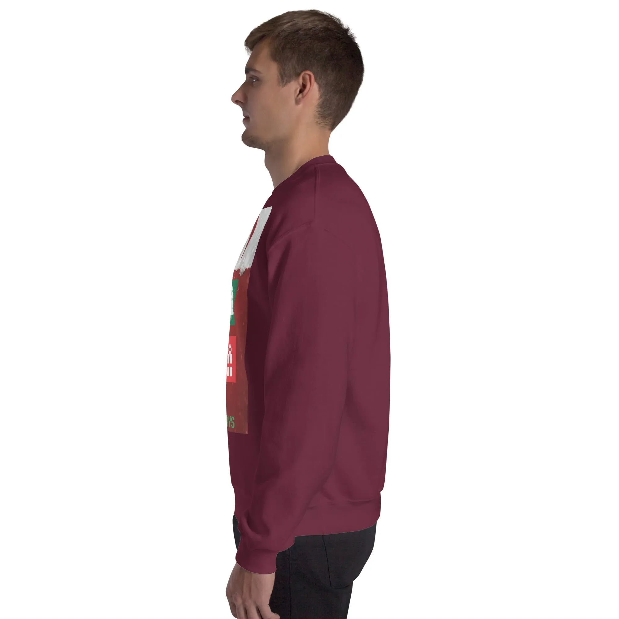 Happy Holidays Sweatshirt (Glamourange Christmas Sweatshirt Men)