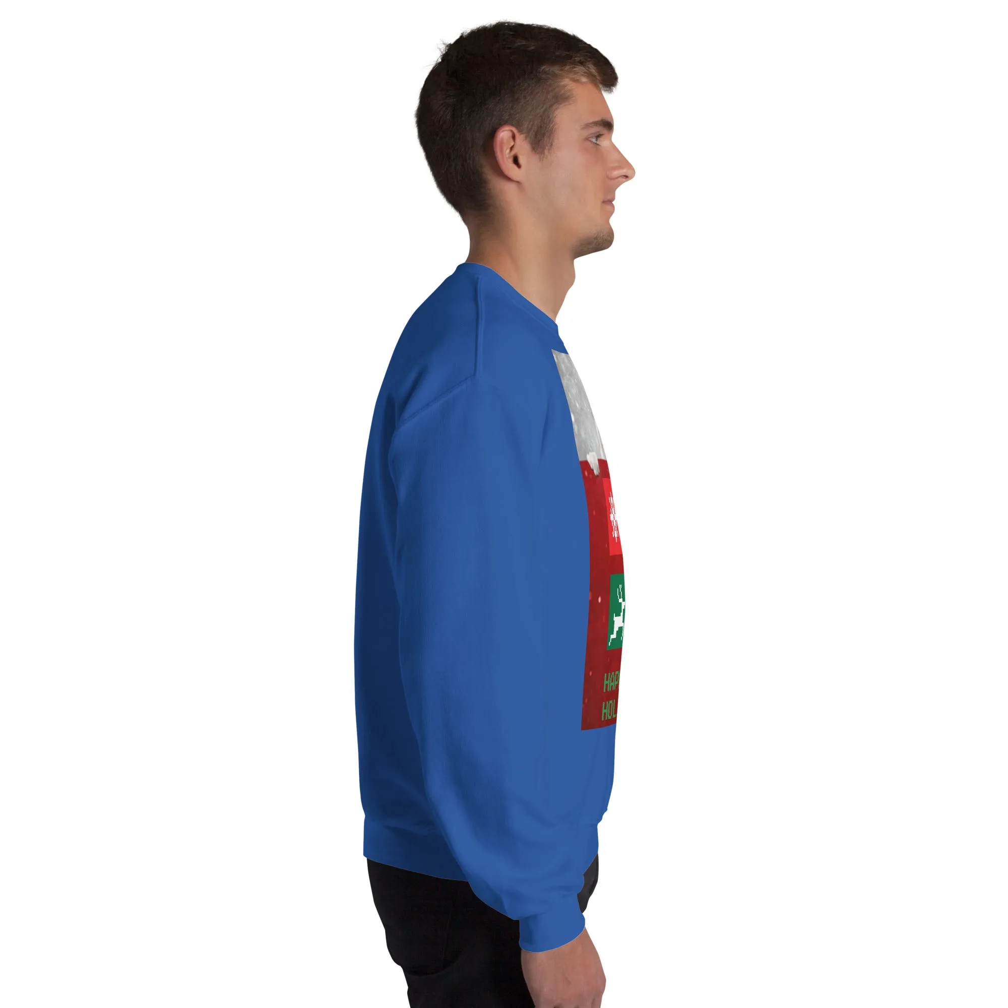 Happy Holidays Sweatshirt (Glamourange Christmas Sweatshirt Men)