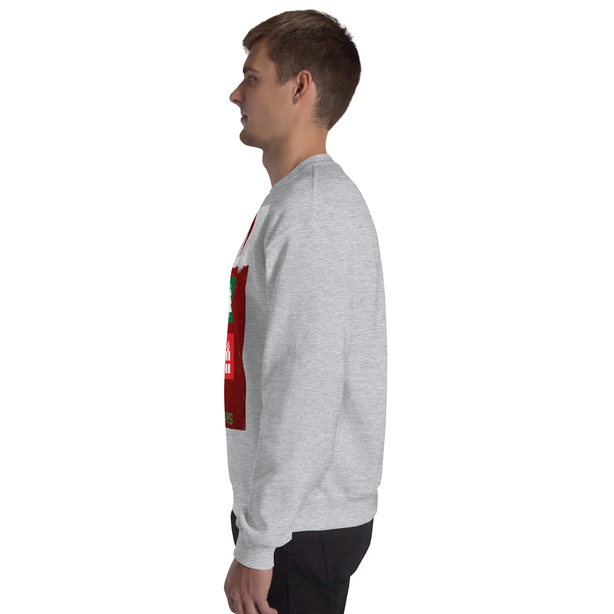 Happy Holidays Sweatshirt (Glamourange Christmas Sweatshirt Men)