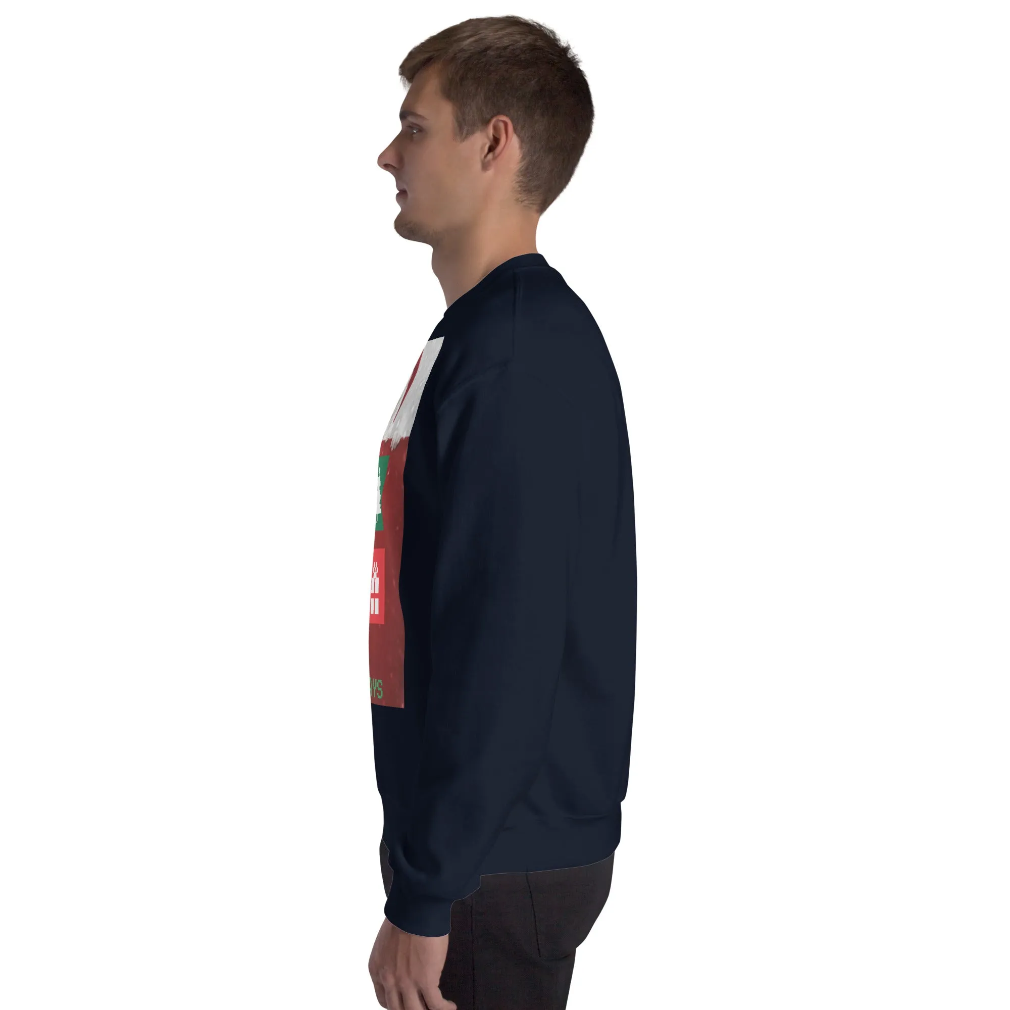 Happy Holidays Sweatshirt (Glamourange Christmas Sweatshirt Men)