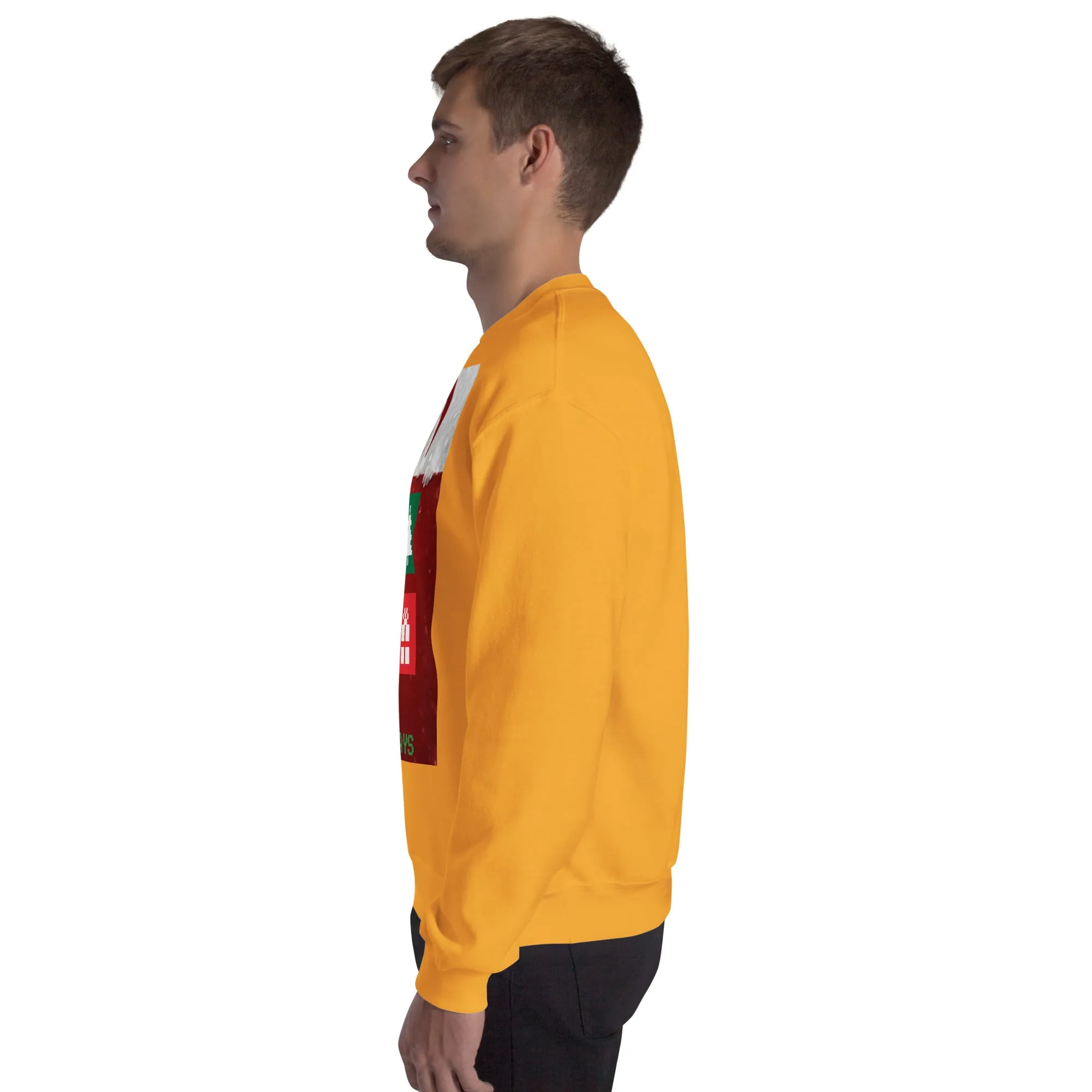 Happy Holidays Sweatshirt (Glamourange Christmas Sweatshirt Men)