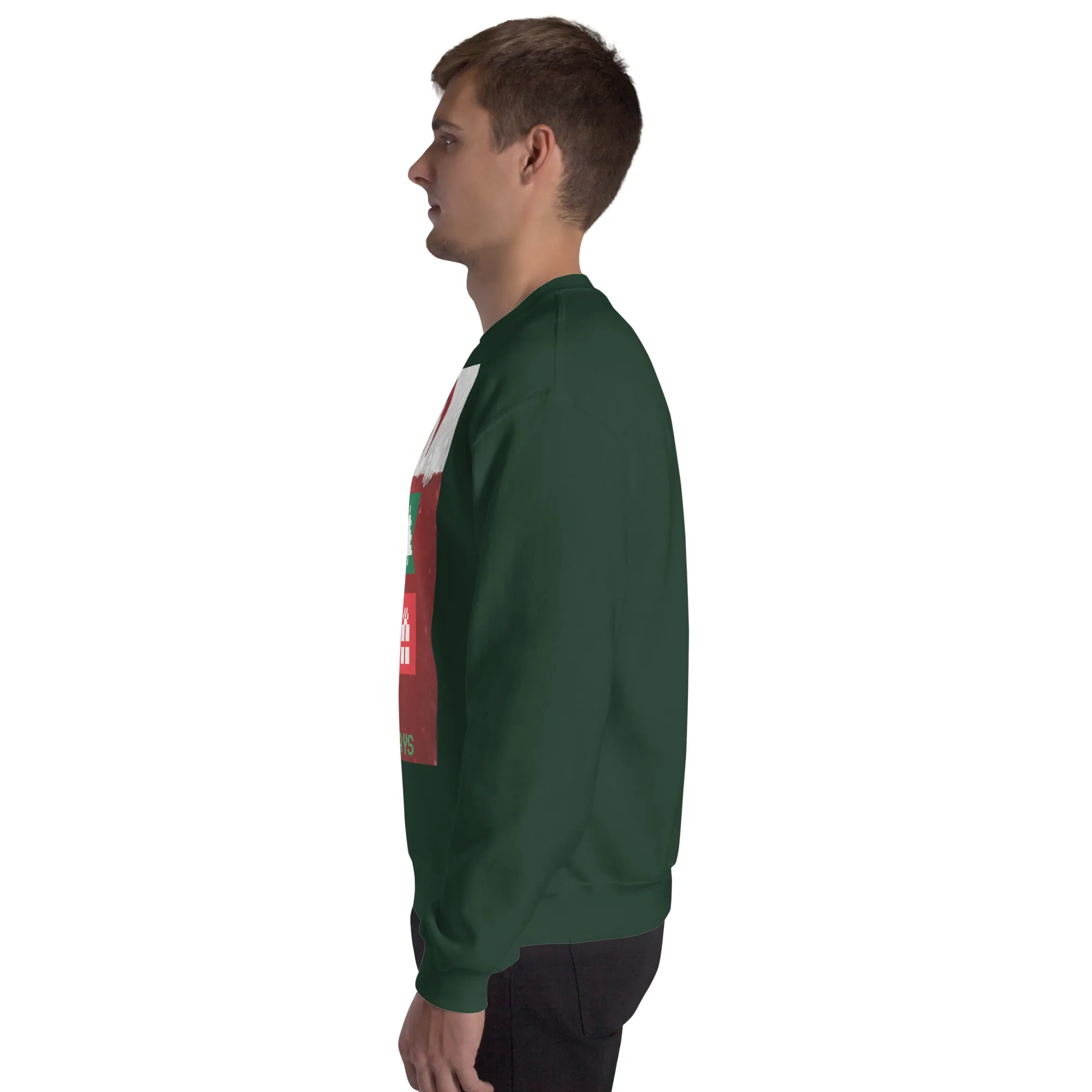 Happy Holidays Sweatshirt (Glamourange Christmas Sweatshirt Men)