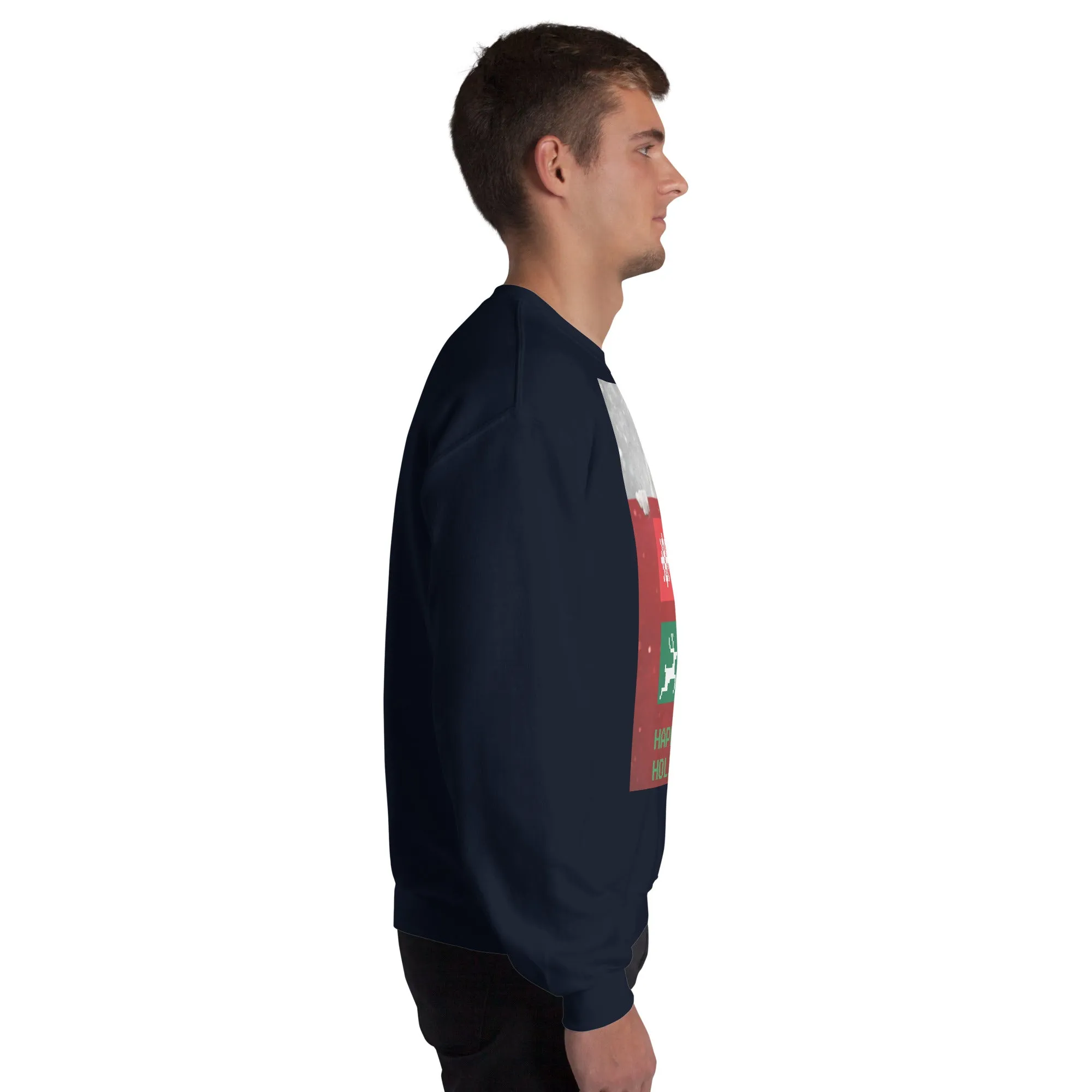 Happy Holidays Sweatshirt (Glamourange Christmas Sweatshirt Men)