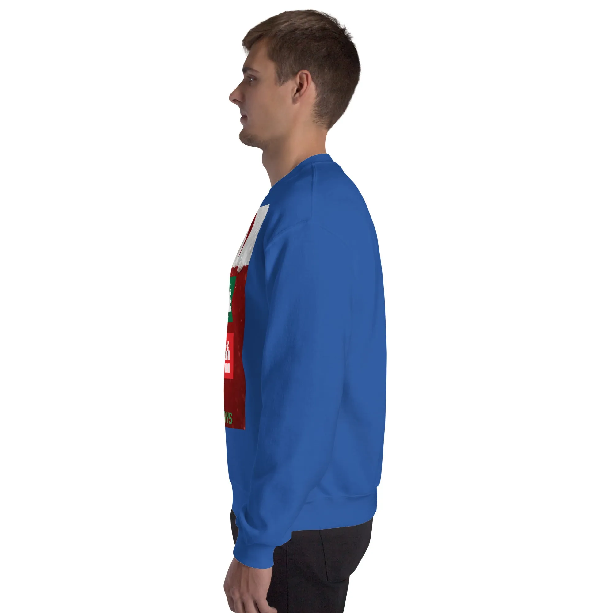 Happy Holidays Sweatshirt (Glamourange Christmas Sweatshirt Men)