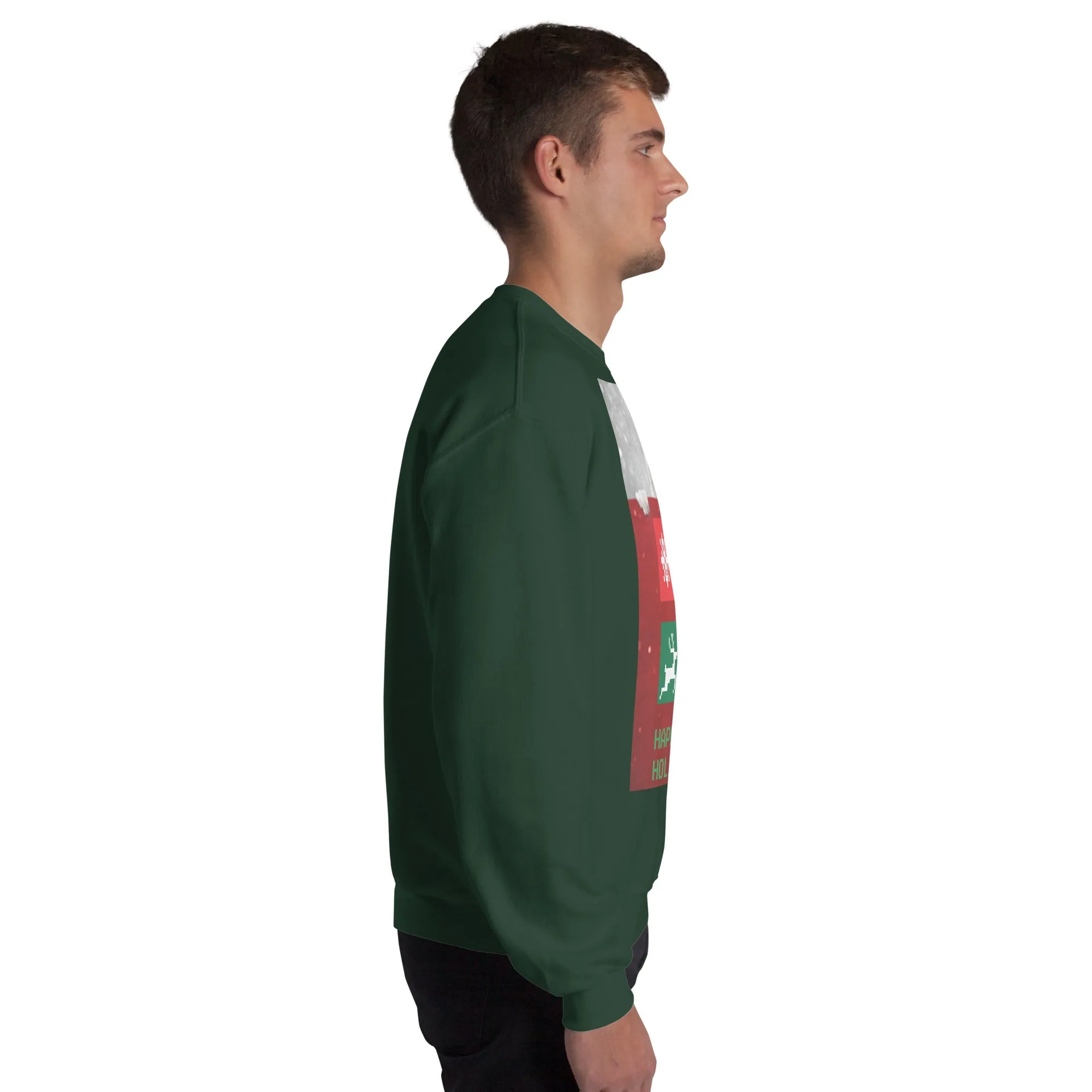 Happy Holidays Sweatshirt (Glamourange Christmas Sweatshirt Men)