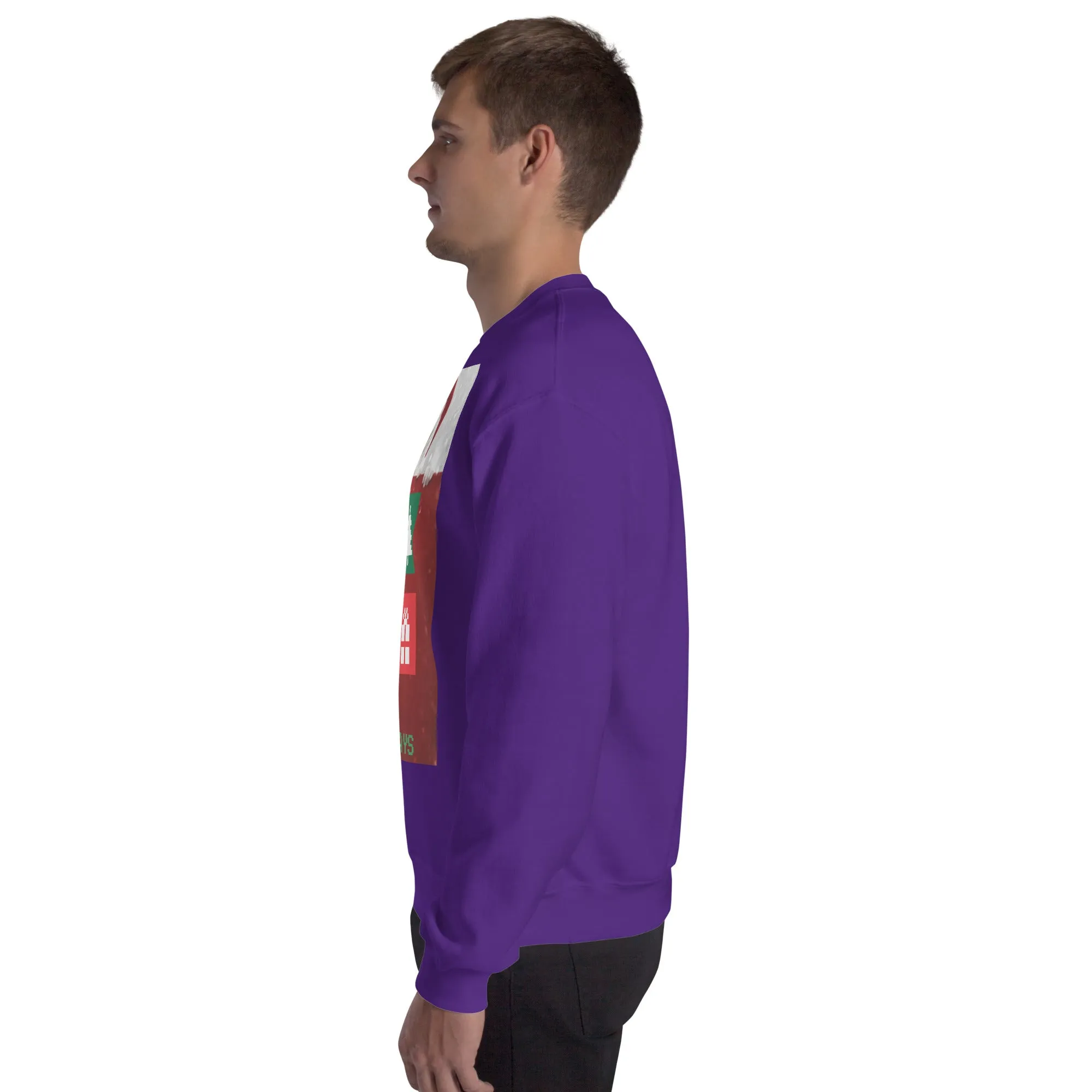 Happy Holidays Sweatshirt (Glamourange Christmas Sweatshirt Men)