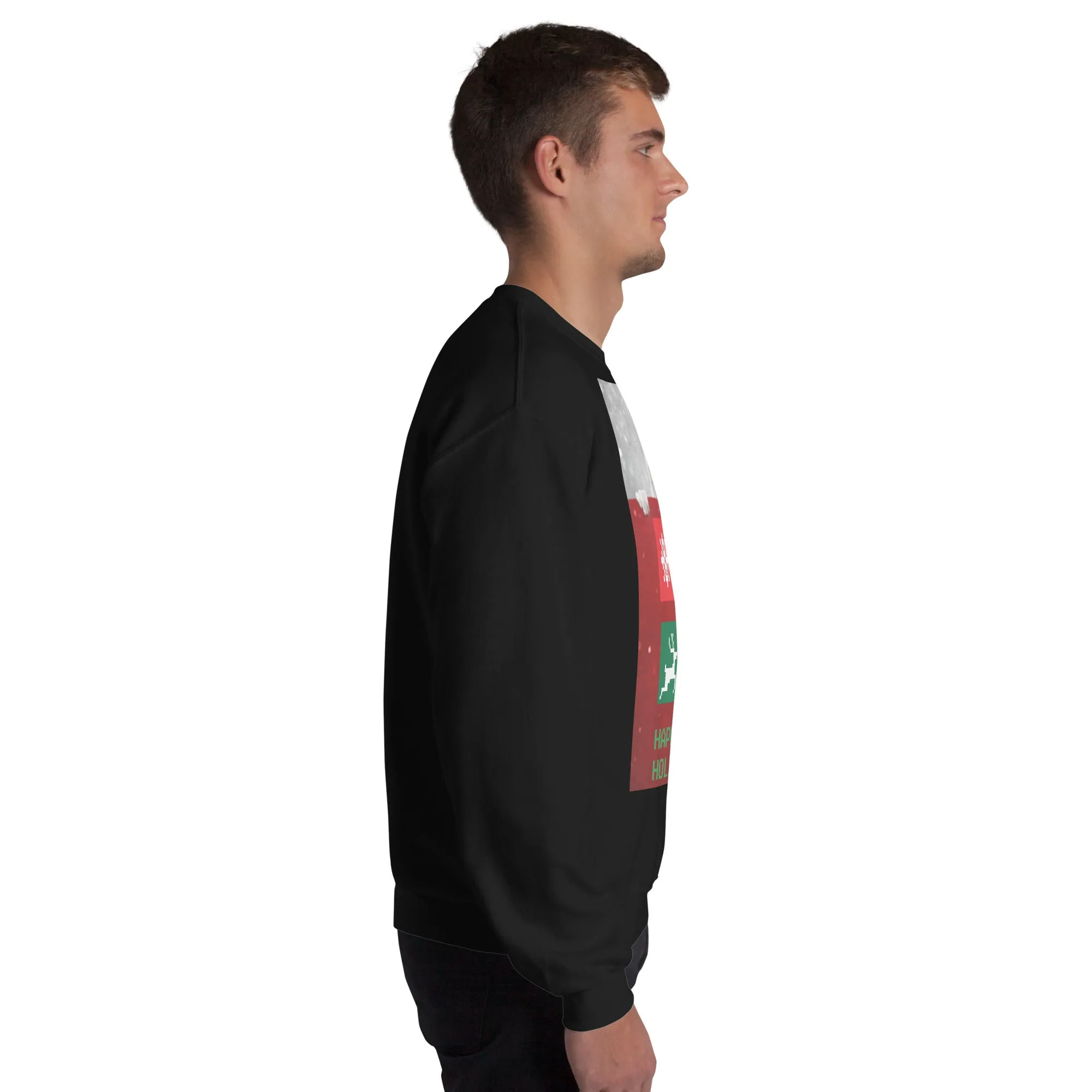 Happy Holidays Sweatshirt (Glamourange Christmas Sweatshirt Men)