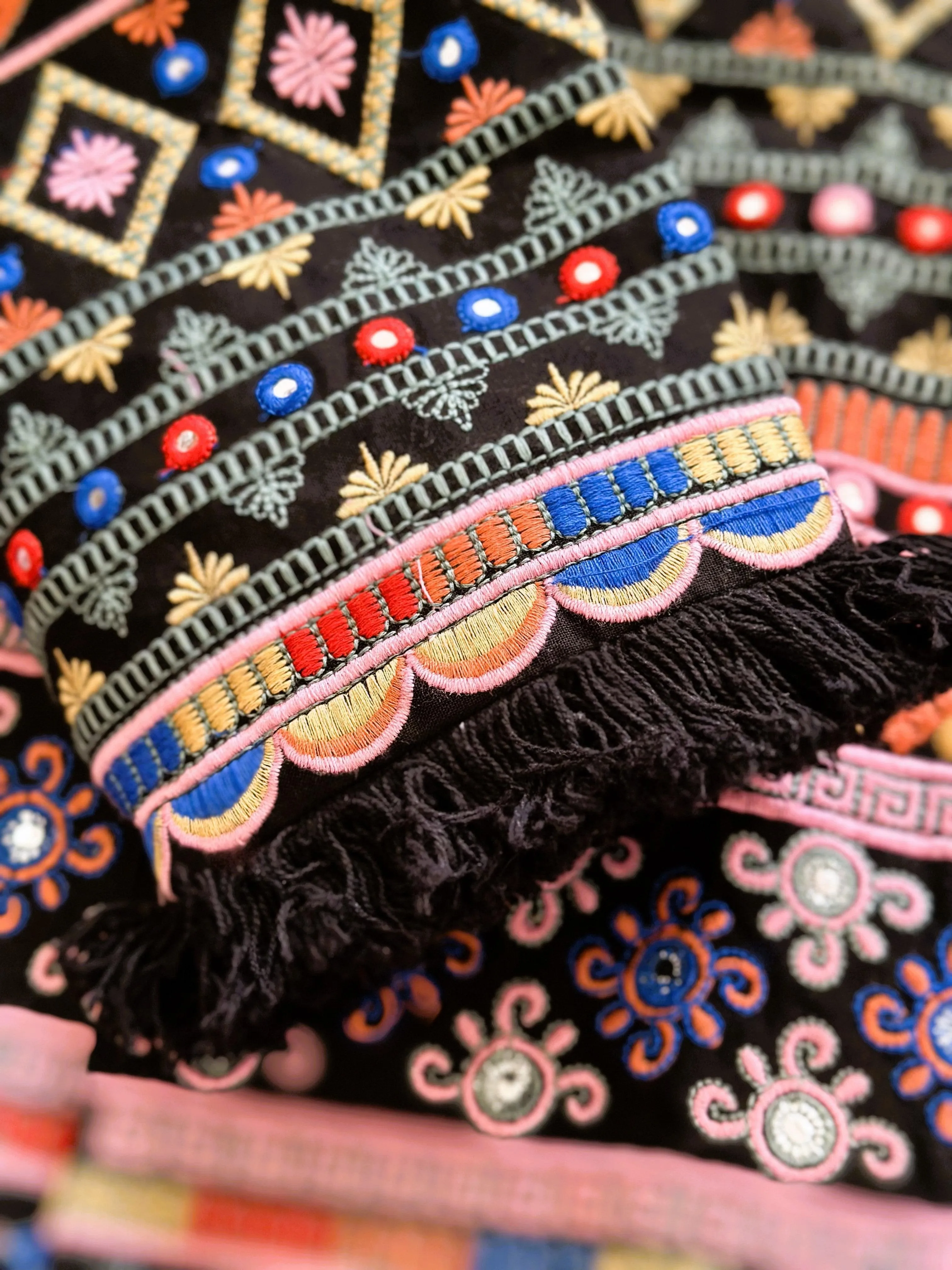 Heavy Work Embroidered Jackets For Women