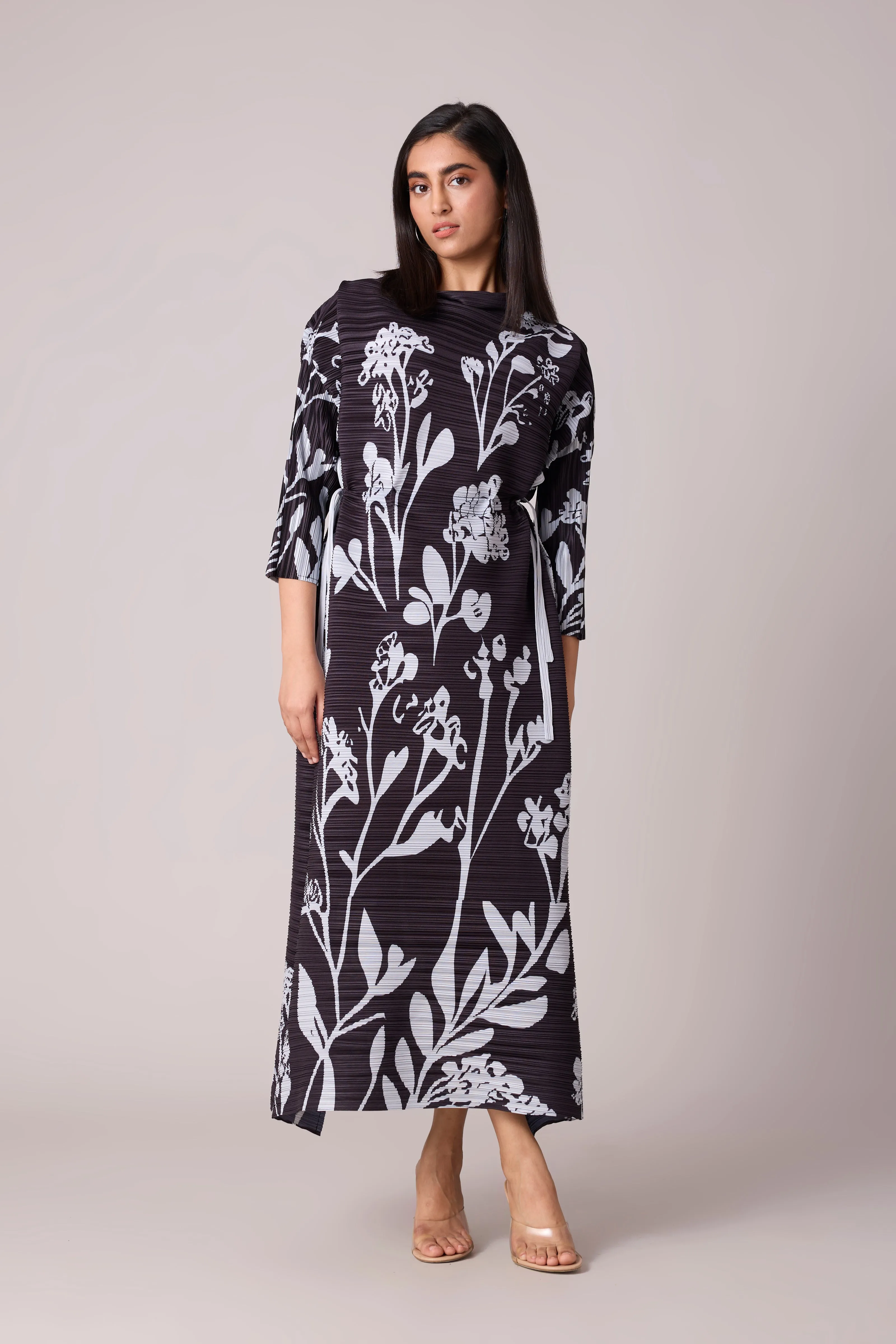 Hester Tie Dress - Black