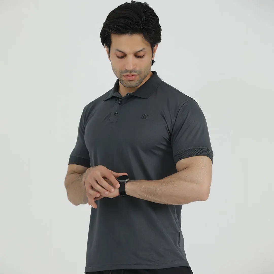 Hybrid Gray DRI-FIT Polo Shirt