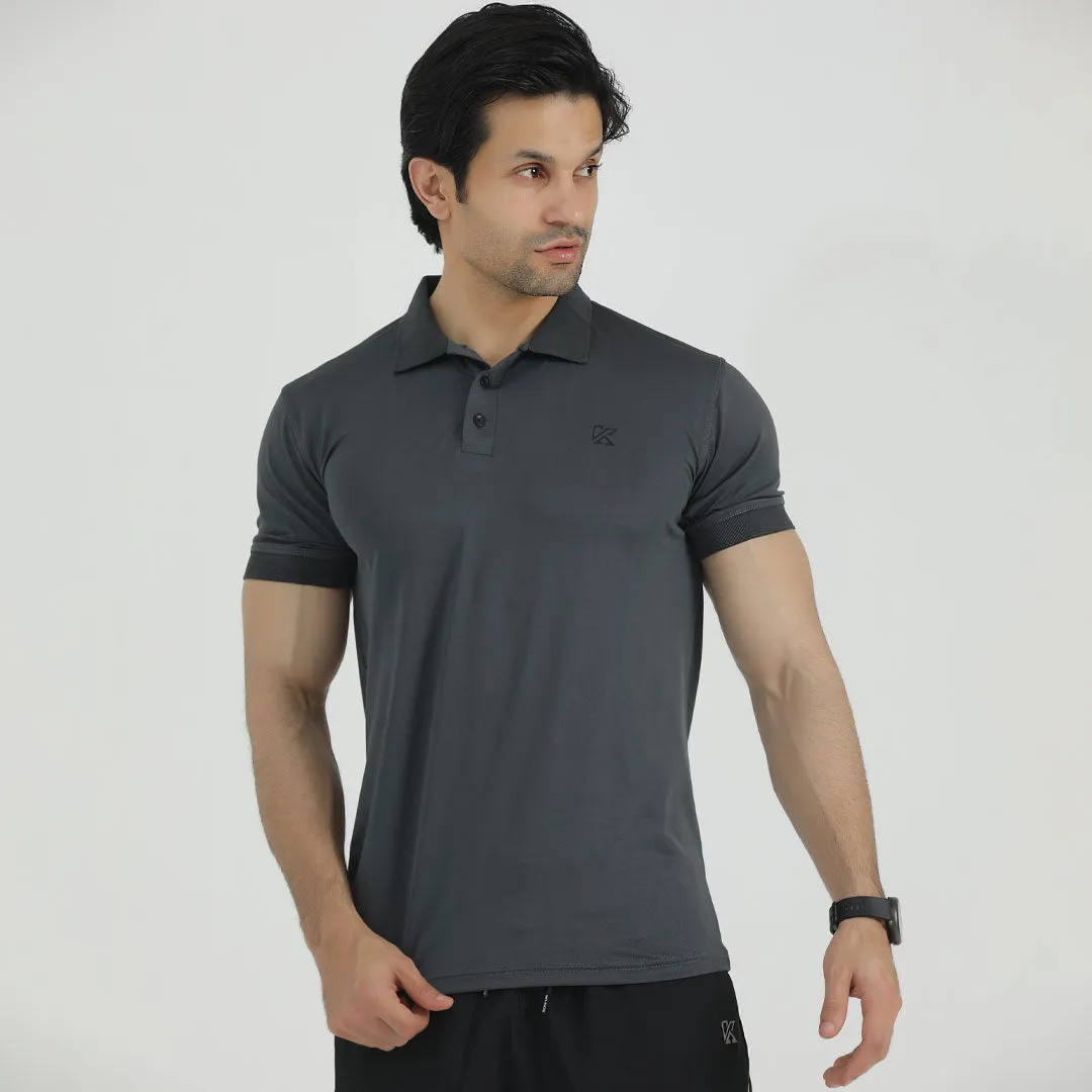 Hybrid Gray DRI-FIT Polo Shirt