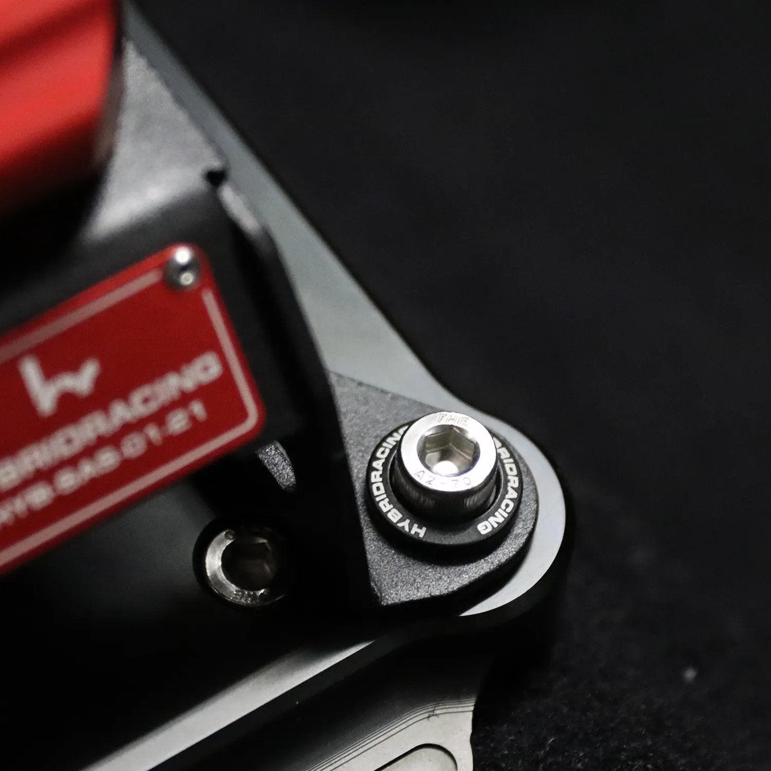 Hybrid Racing M8X1.25 Accessory Hardware Kit Black - HYB-DWH-00-03