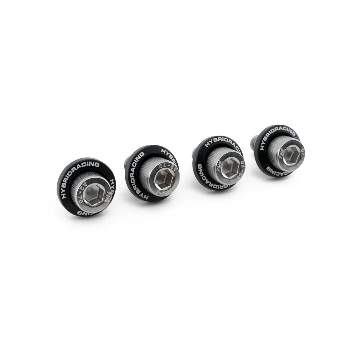 Hybrid Racing M8X1.25 Accessory Hardware Kit Black - HYB-DWH-00-03