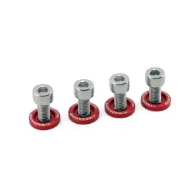 Hybrid Racing M8X1.25 Accessory Hardware Kit Red - HYB-DWH-00-04